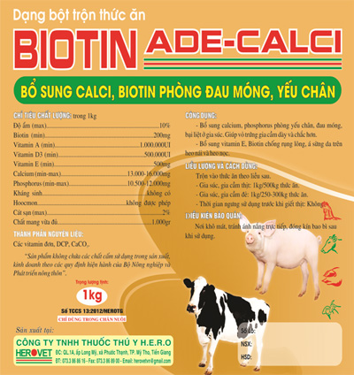 Biotine ADE Calci